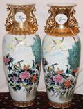 030010 CHINESE PORCELAIN PALACE URNS MODERN H 52