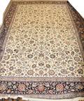 021017 VERY FINE SILK  WOOL PERSIAN KASHAN CARPET