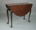 George II mahogany drop leaf table ca 1740