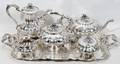 020016 BIRKS STERLING SILVER TEA SET WKETTLE  TRAY