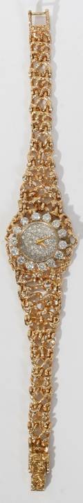 012031 14KT GOLD  DIAMOND LADYS WATCH L 7