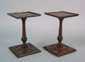 Pair of Georgian mahogany stands ca 1770