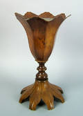 Regency mahogany foliate form planter early 19th c