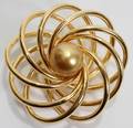 111100 13MM SOUTH SEA GOLDEN PEARL  14KT GOLD BROOCH