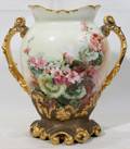 061066 JEAN POUYAT LIMOGES VASE SIGNED H 11