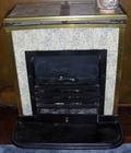 111155 FRENCH ANTIQUE STOVE H 33 W 26