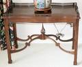 CHINESE CHIPPENDALE TABLE H 28 W 35 D 20