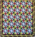 Pennsylvania pieced calico quilt early 20th c