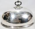 091149 ENGLISH SILVERPLATE GAME BIRD DOME LATE 19TH C
