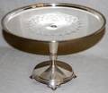 091154 TIFFANY  CO SILVERPLATE COMPOTE DIA 10 12