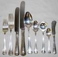 081095 GORHAM OLD FRENCH STERLING FLATWARE 102 PCS