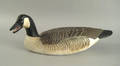 Carved and painted Ward Brothers Canadian goose decoy signed and dated 1970