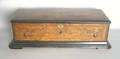Swiss burl veneer music box