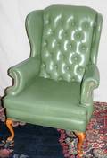 061169 LEATHERCRAFT OF NORTH CAROLINA WINGBACK CHAIR