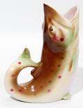 110133 ROYAL BAYREUTH PORCELAIN STANDING TROUT CREAMER