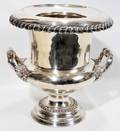 102161 SHEFFIELD PLATE CHAMPAGNE BUCKET C 1900 H 11