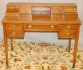 091172 REGENCY STYLE MAHOGANY WRITING DESK H 35 12