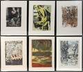 082088 ALBERT URBAN GROUP OF SIX COLOR SERIGRAPHS