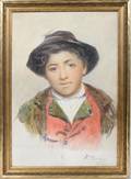 081162 AUGUSTO BOMPIANI 18511930 WATERCOLOR C 1900