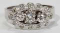 080155 120 CT DIAMOND ANTIQUE FORM RING