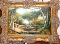 072125 J ANNA OIL ON CANVAS 24 X 36 FOREST SCENE