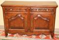 062177 COUNTRY FRENCH STYLE WALNUT COMMODE H 34