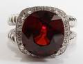 112175 1318 CT SPESSARTITE  175 CT DIAMOND RING