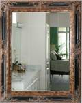 GILT AND BLACK MIRROR H 51 W 40