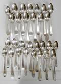 091248 AMERICAN COIN SILVER TEASPOONS 29 L 6 FORBES