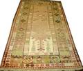 080201 HERIZ WOOL PRAYER RUG C1920 3 9 X 6 10