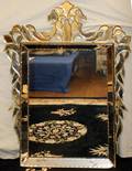070152 VENETIAN GLASS MIRROR H 52 W 40