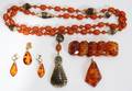 111305 AMBER JEWELRY FOUR PIECES