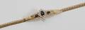 111308 14KT GOLD SAPPHIRE  DIAMOND BRACELET
