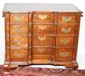 MAHOGANY BLOCK FRONT CHEST OF FOUR DRAWERS