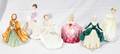 ROYAL DOULTON FIGURAL GROUPING SIX H 7  8