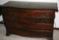 MAHOGANY CHEST OF DRAWERS H 34 W 54 D 22