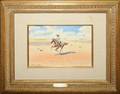 092185 LEONARD HOWARD REEDY WATERCOLOR PONY EXPRESS