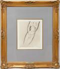 090176 LOUIS ICART ETCHING 11 X 9 VIRGIN BREASTS