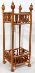 081225 VICTORIAN STICKANDBALL UMBRELLA STAND H 28