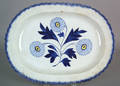Leeds feather edge platter early 19th c