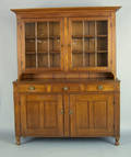 Pennsylvania cherry two part Dutch cupboard ca 1830