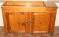 061294 AMERICAN PINE DRY SINK 19TH C H 31 W 49