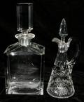 061285 CRYSTAL WINE DECANTER  CRUET H 11  9