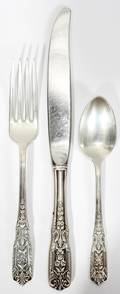112278 WESTMORLAND MILBURN ROSE STERLING FLATWARE