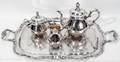 110258 GORHAM TEA SET FOUR PIECES SILVER PLATE