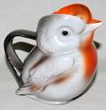 110248 ROYAL BAYREUTH PORCELAIN ROBIN CREAMER C 1900