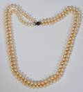 102280 DOUBLE STRAND 7 12 MM PEARL NECKLACE
