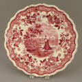 Historical Staffordshire plate 19th c