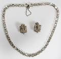 EISENBERG RHINESTONE NECKLACE  EARRINGS