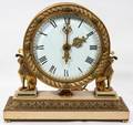 EGYPTIAN REVIVAL STYLE MANTEL CLOCK H 11